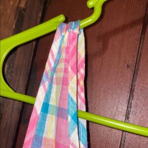 Colorful Plaid Sleeveless dress